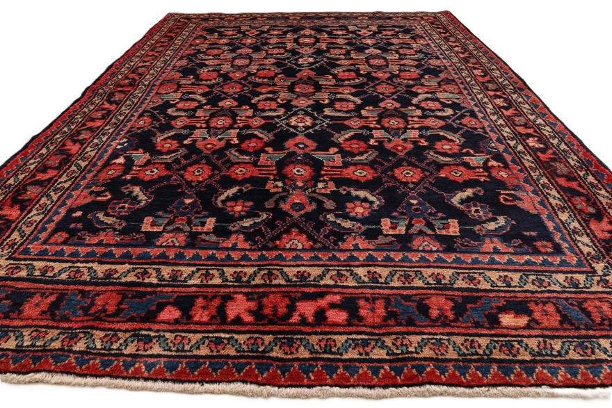 Perserteppich 208 × 150 cm aus Wolle, handgeknüpft