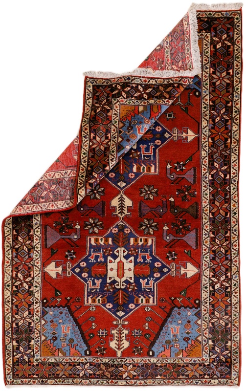 Handgeknüpfter Perserteppich 201 × 126 cm