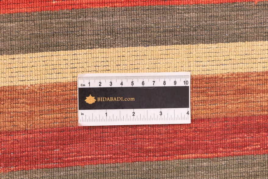 orientteppich-217-x-156-cm-wolle-handgeknupft-rot-orange-2 Handgeknüpfter Loribaft Orientteppich 217 × 156 cm