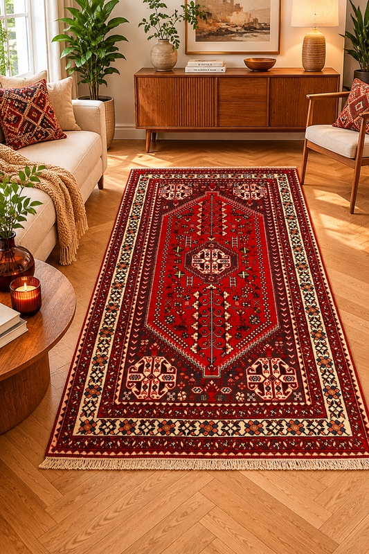 Perserteppich aus Iran, 146 × 71 cm