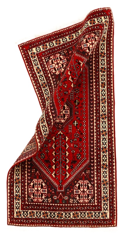 Perserteppich aus Iran, 146 × 71 cm