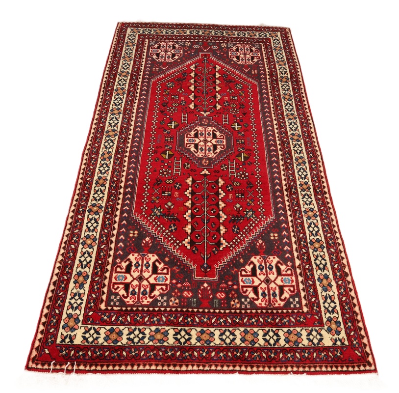 Perserteppich aus Iran, 146 × 71 cm