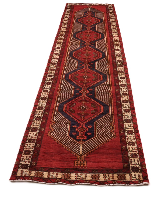 Ardebil Perserteppich aus Iran, 406 × 101 cm