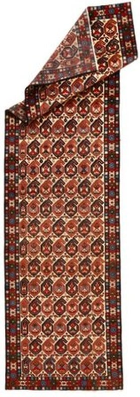 perserteppich-339-x-90-cm-wolle-handgeknupft-laufer Handgeknüpfter Afshar Perserteppich 339 × 90 cm