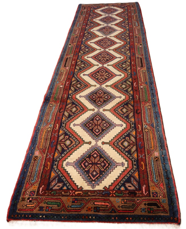 Handgeknüpfter Perserteppich 310 × 84 cm