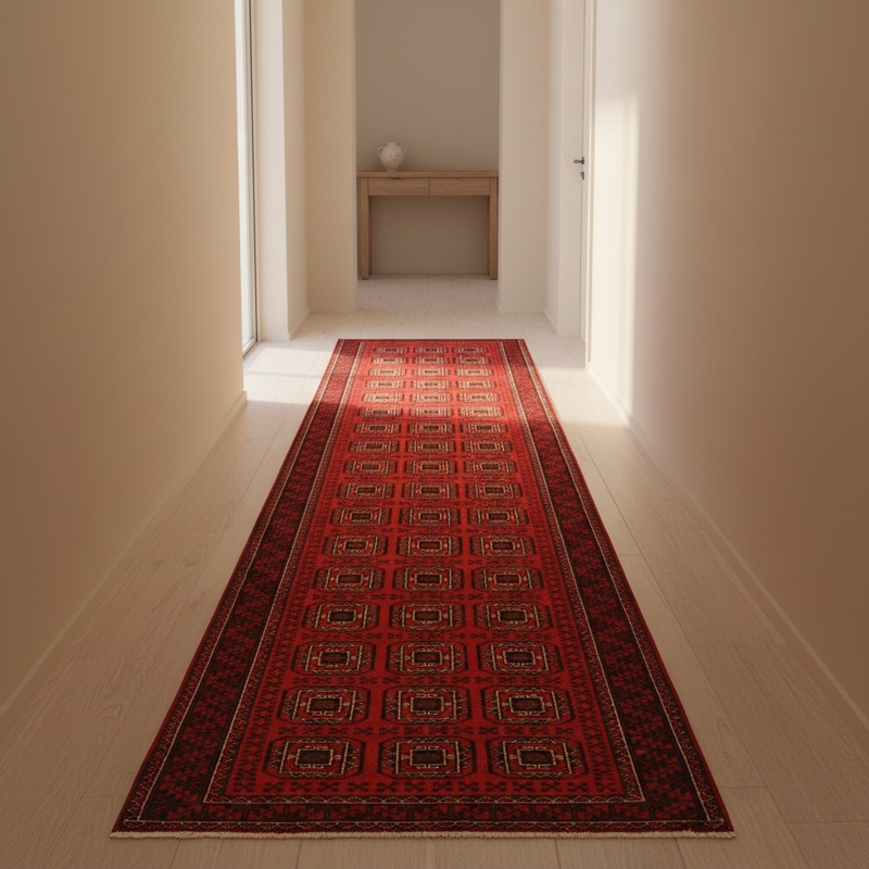 Handgeknüpfter Baluch Perserteppich 300 × 105 cm