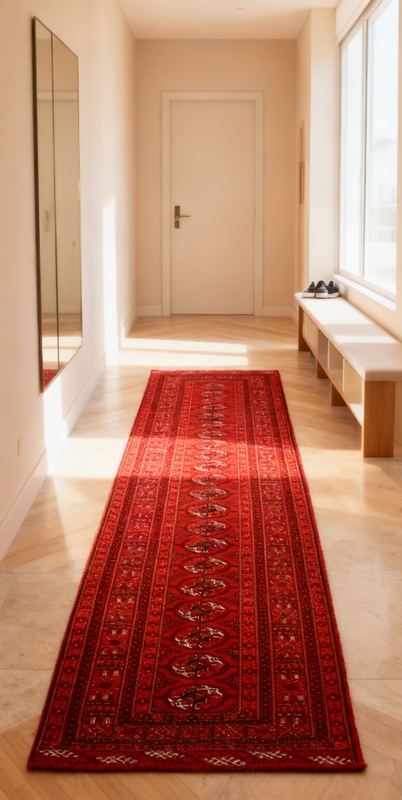 Baluch Perserteppich aus Iran, 344 × 106 cm