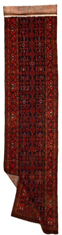 Handgeknüpfter Perserteppich, 520 × 108 cm, Wolle