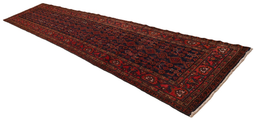 Handgeknüpfter Perserteppich, 520 × 108 cm, Wolle