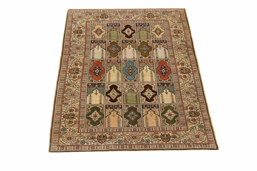 Handgeknüpfter Teppich 140 × 93 cm