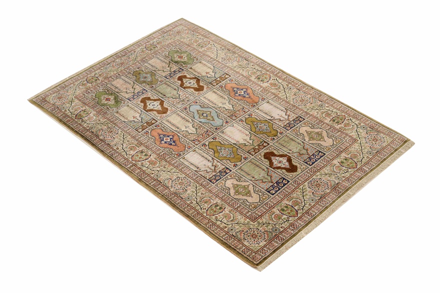 Handgeknüpfter Teppich 140 × 93 cm