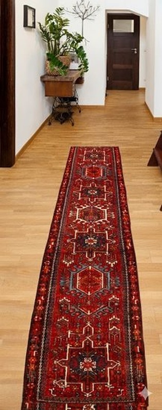 Handgeknüpfter Perserteppich 261 × 69 cm
