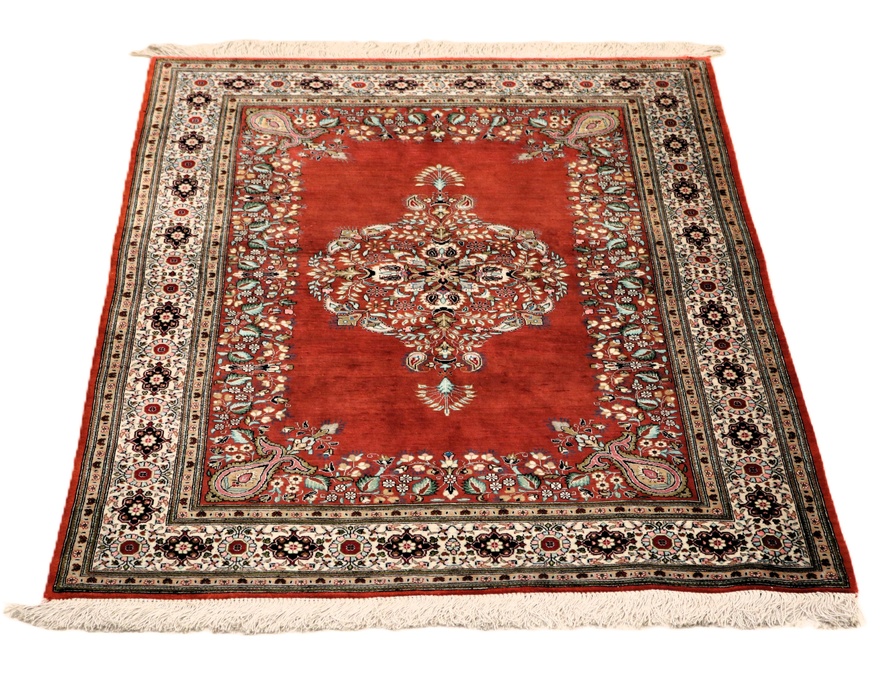Handgeknüpfter Ghom Perserteppich 151 × 102 cm