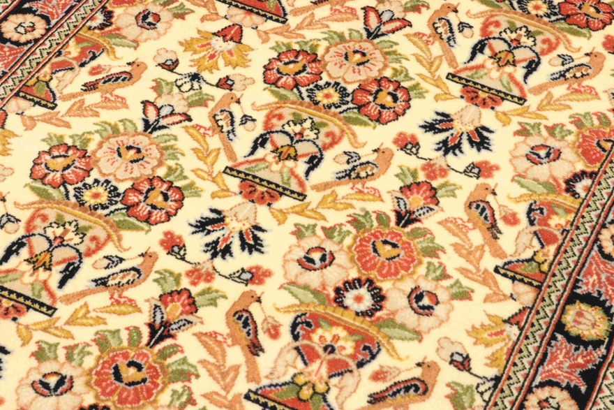 Ghom Perserteppich 305 × 80 cm aus Wolle, handgeknüpft