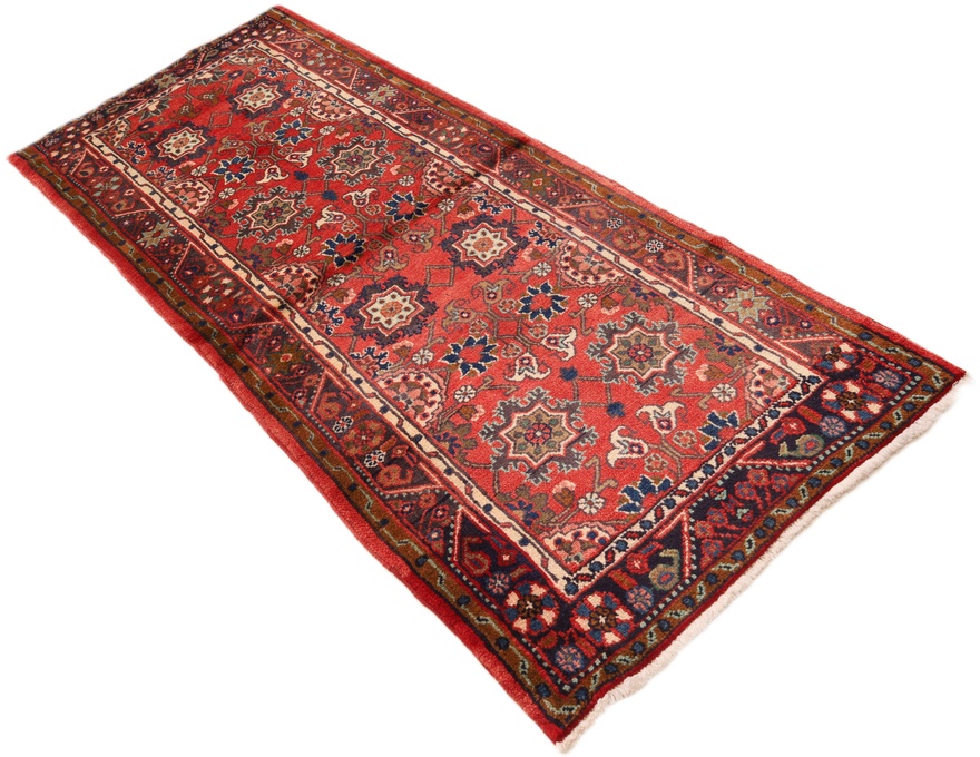 Hamadan Perserteppich aus Iran, 201 × 81 cm
