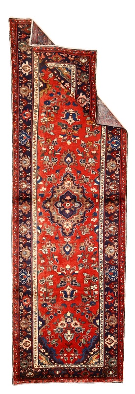 perserteppich-hamadan-310-x-96-cm-wolle-handgeknupft-laufer-3 Hamadan Perserteppich 310 × 96 cm aus Wolle, handgeknüpft