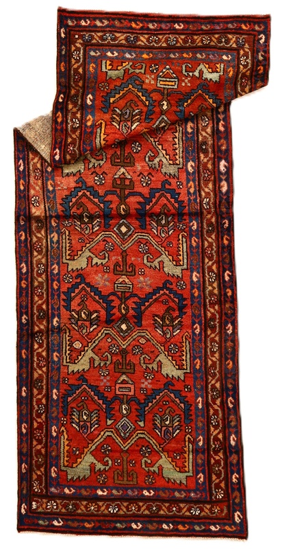 Hamadan Perserteppich aus Iran, 298 × 106 cm