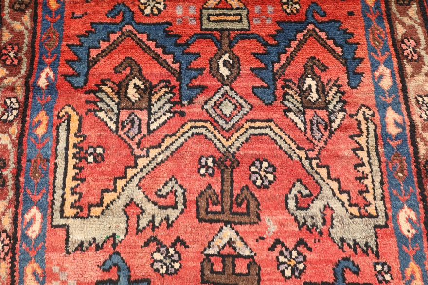 Hamadan Perserteppich aus Iran, 298 × 106 cm