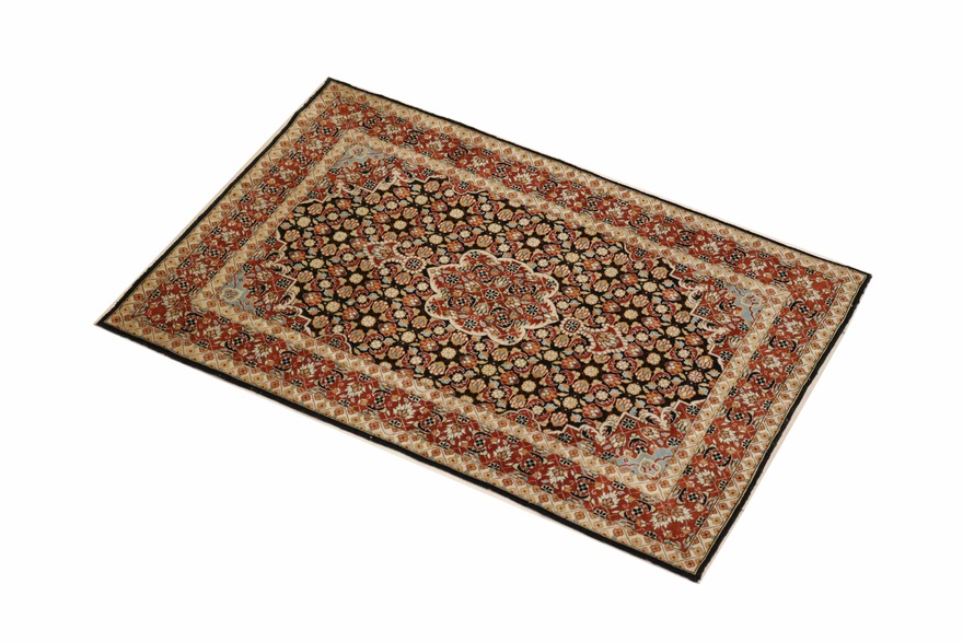 Hereke Teppich aus China, 93 × 57 cm