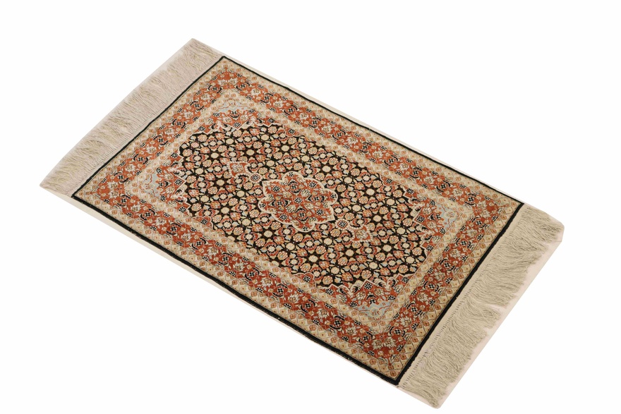 Hereke Teppich aus China, 93 × 57 cm