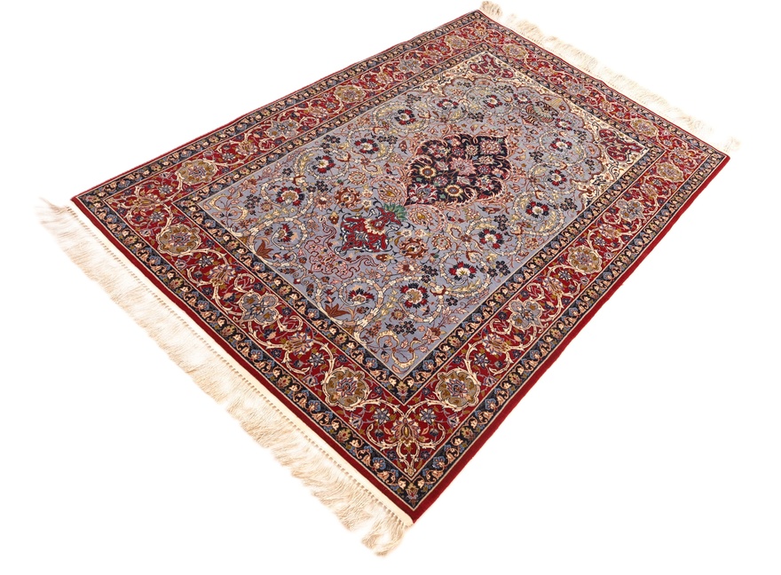 Isfahan Perserteppich aus Iran, 170 × 109 cm
