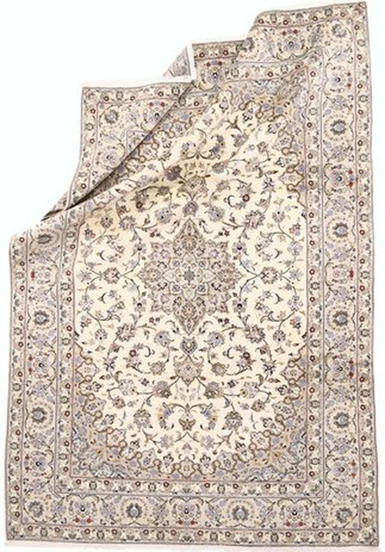 Handgeknüpfter Kashan Perserteppich, 350 × 240 cm, Wolle
