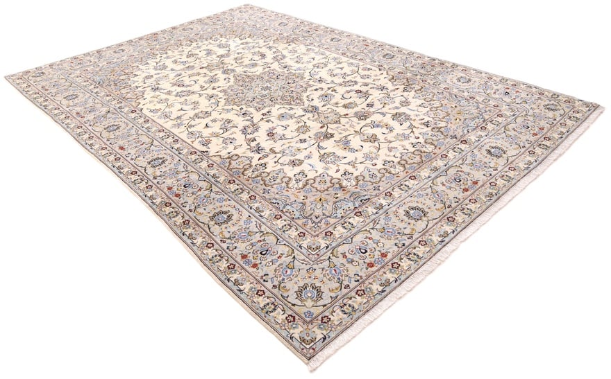 Handgeknüpfter Kashan Perserteppich, 350 × 240 cm, Wolle