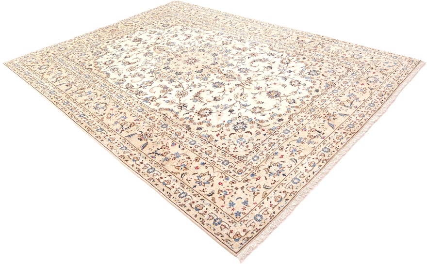 Kashan Perserteppich 350 × 250 cm aus Wolle, handgeknüpft