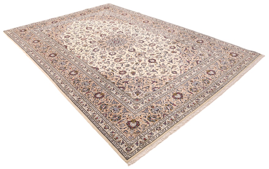Kashan Perserteppich aus Iran, 360 × 250 cm