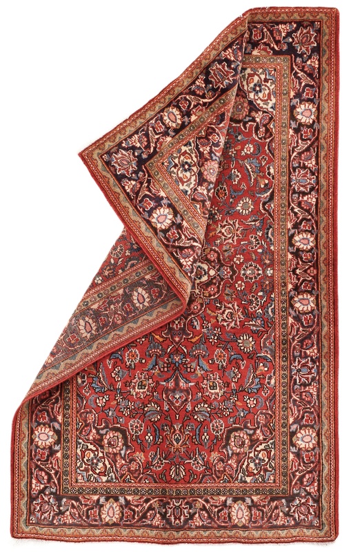 Kashan Perserteppich aus Iran, 196 × 122 cm