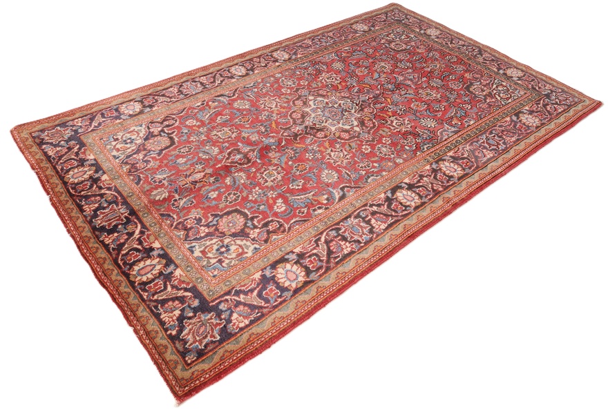 Kashan Perserteppich aus Iran, 196 × 122 cm