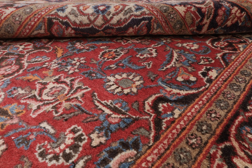 Kashan Perserteppich aus Iran, 196 × 122 cm