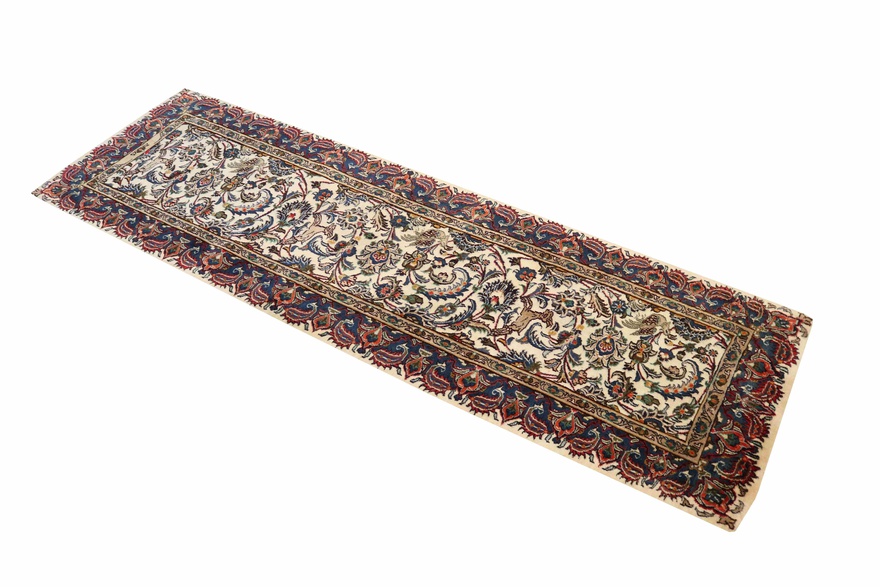 Kashmar Perserteppich 290 × 99 cm aus Wolle, handgeknüpft