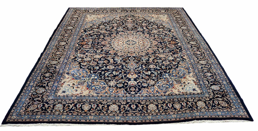 Kashmar Perserteppich 374 × 304 cm aus Wolle, handgeknüpft