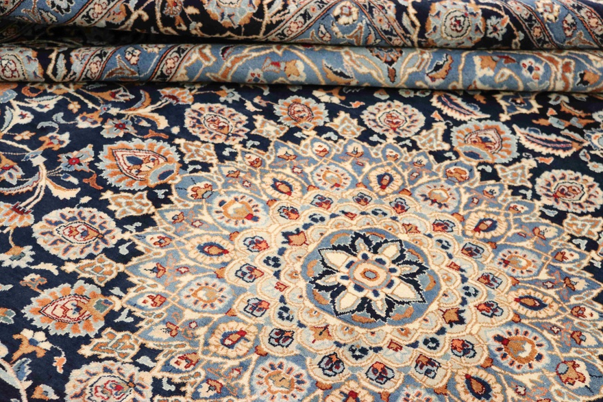 Kashmar Perserteppich 374 × 304 cm aus Wolle, handgeknüpft