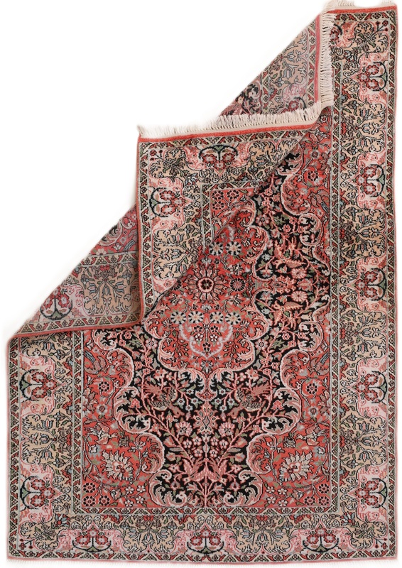 Handgeknüpfter Kashmir Orientteppich, 213 × 150 cm, Wolle