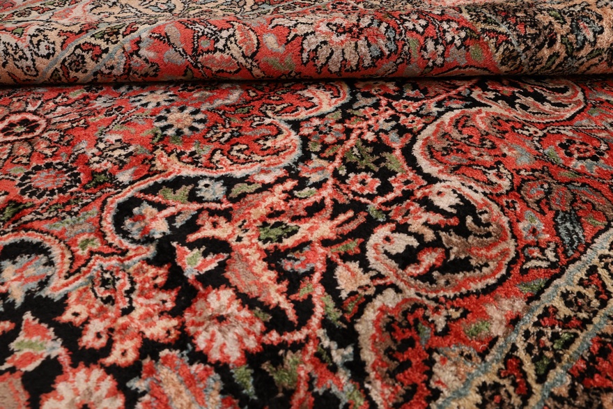 Handgeknüpfter Kashmir Orientteppich, 213 × 150 cm, Wolle
