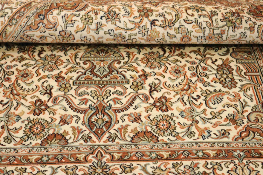 Handgeknüpfter Kashmir Orientteppich, 190 × 128 cm, Seide