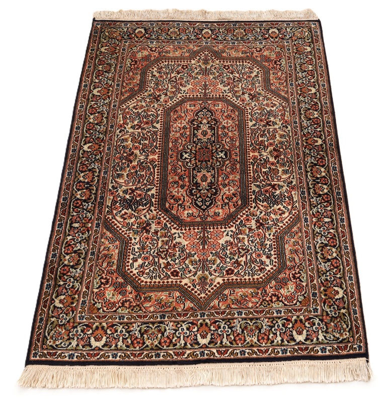 Handgeknüpfter Kashmir Orientteppich 122 × 83 cm