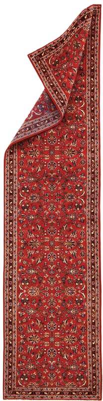 Handgeknüpfter Kashan Perserteppich 407 × 100 cm