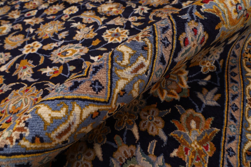 Kashan Perserteppich aus Iran, 497 × 324 cm
