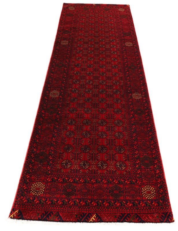 orientteppich-khal-mohammadi-284-x-83-cm-schurwolle-handgeknupft-2 Handgeknüpfter Orientteppich, 284 × 83 cm