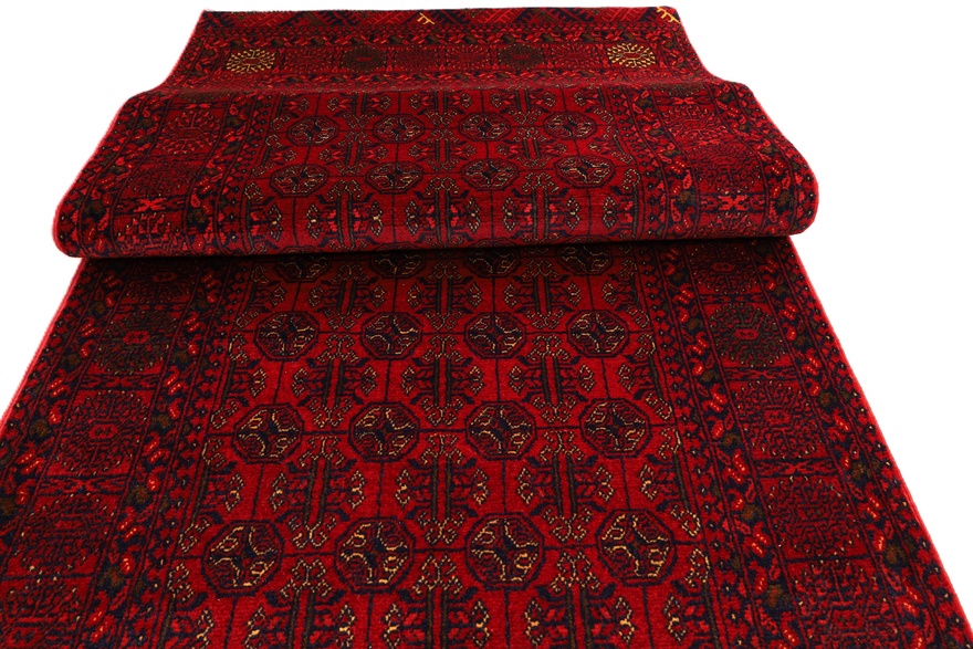 orientteppich-khal-mohammadi-284-x-83-cm-schurwolle-handgeknupft-3 Handgeknüpfter Orientteppich, 284 × 83 cm