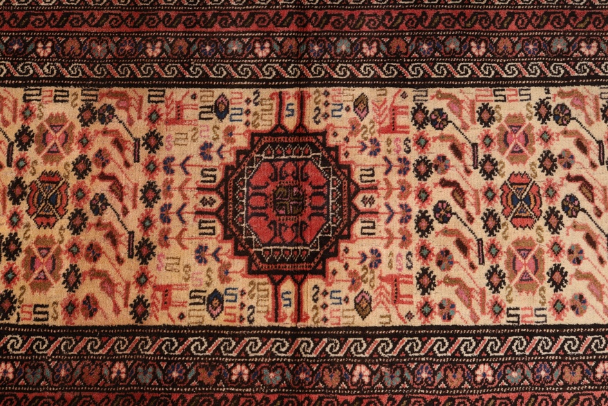 Handgeknüpfter Perserteppich 404 × 104 cm