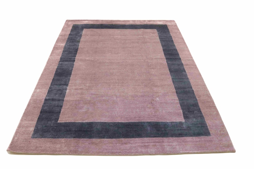 orientteppich-308-x-206-cm-wolle-handgeknupft-lila-rosa-2 Loribaft Orientteppich 308 × 206 cm aus Wolle, handgeknüpft