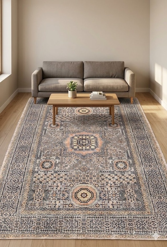 Mamluk Orientteppich aus Pakistan, 299 × 207 cm