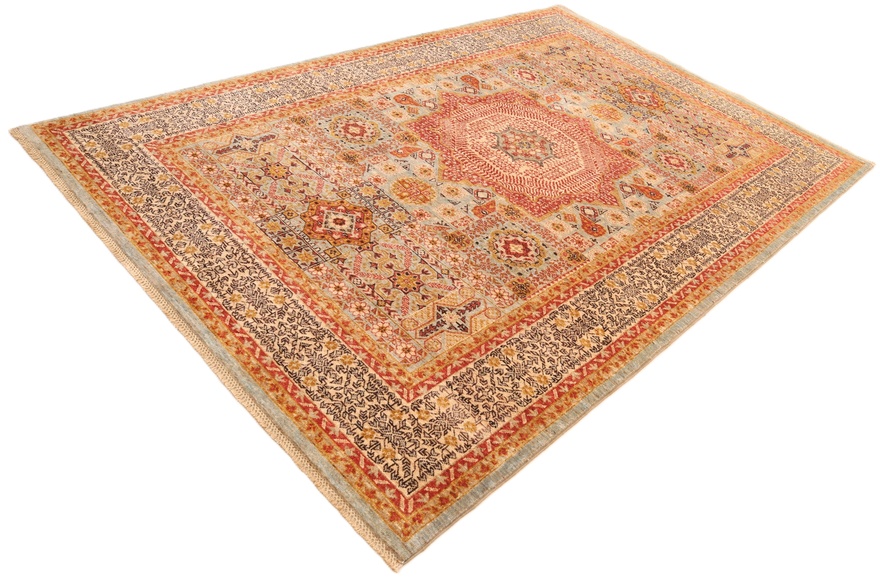 Mamluk Orientteppich aus Pakistan, 254 × 176 cm