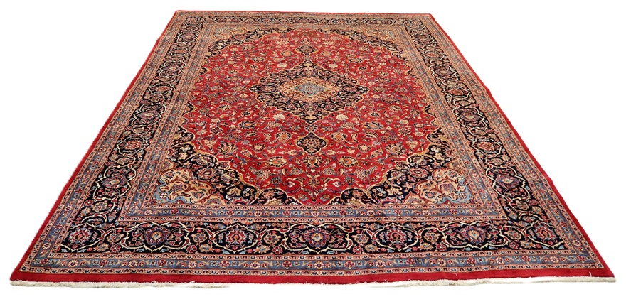 Handgeknüpfter Mashhad Perserteppich, 408 × 300 cm, Wolle