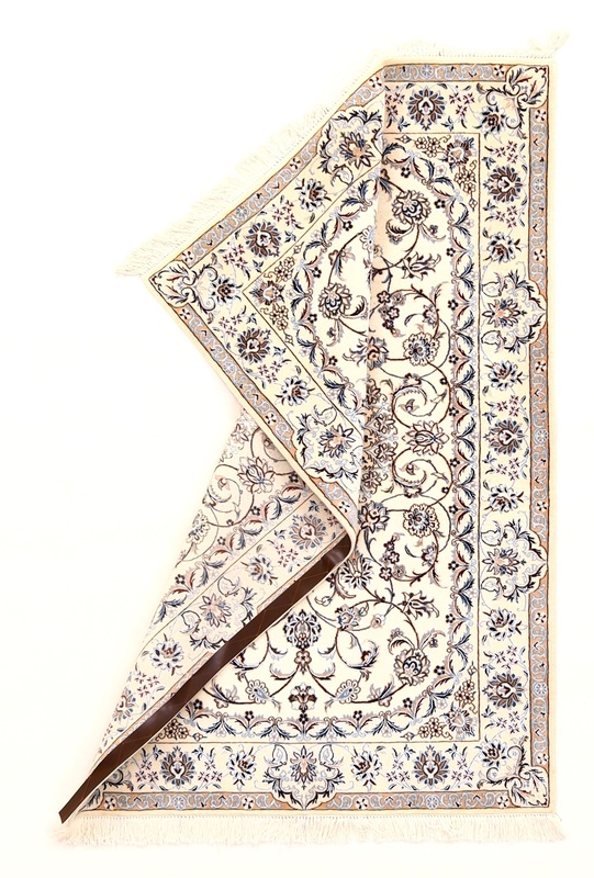 Nain Perserteppich 164 × 110 cm aus Wolle & Seide, handgeknüpft