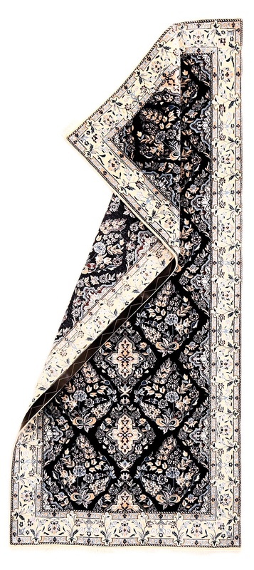 Handgewebter Nain Perserteppich 225 × 99 cm